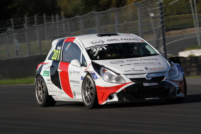 Martin Vedel Mortensen i Opel Corsa blev nordisk mester i Gruppe 4
(Foto: Keld Dohm)